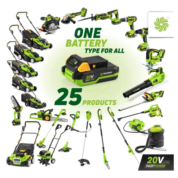 Aku strunová sekačka Fieldmann FZS 70101 20V + Akumulátor 2Ah + Nabíječka