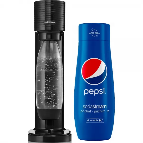 SADA Výrobník GAIA Black + PEPSI SODASTREAM